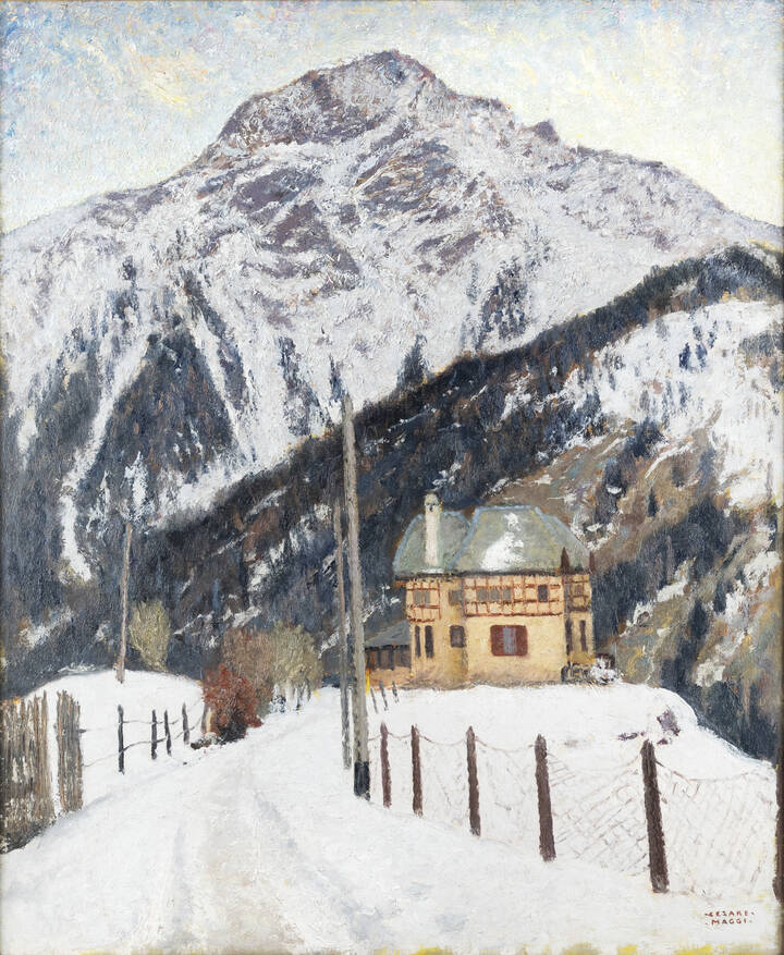 CESARE MAGGI - 'Villa Marone a Courmayeur' 
