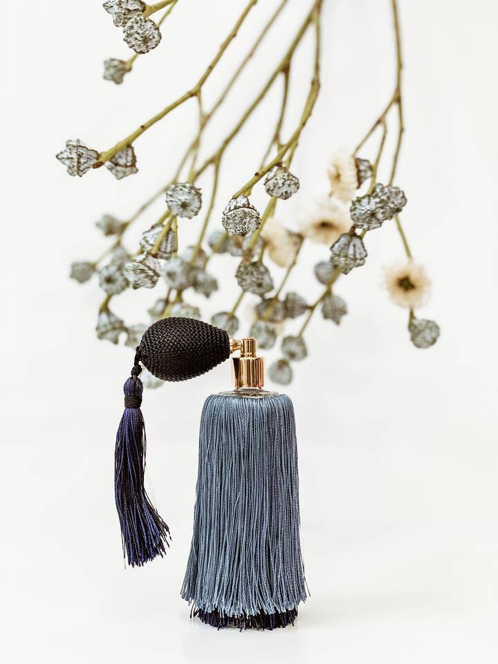 SANGAUS TONATTO PROFUMI  - Eau de parfum 50 ml con vaporisateur vintage e passamaneria by Antica Fabbrica