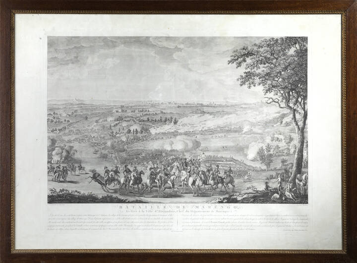 INCISIONE - 'Bataille de Marengo'