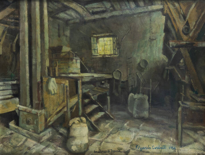 EDGARDO CORBELLI - 'Mulino di Trana' 1936