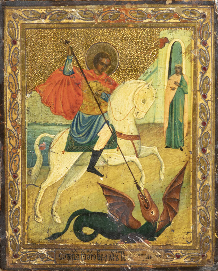 ICONA - 'San Giorgio ed il drago'