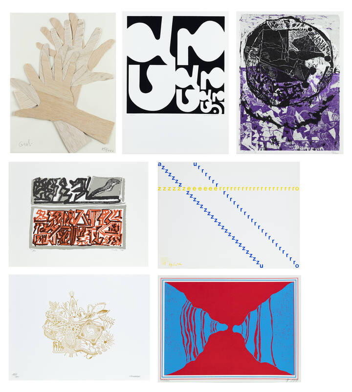 AUTORI VARI - 'Cartella di 7 opere grafiche'