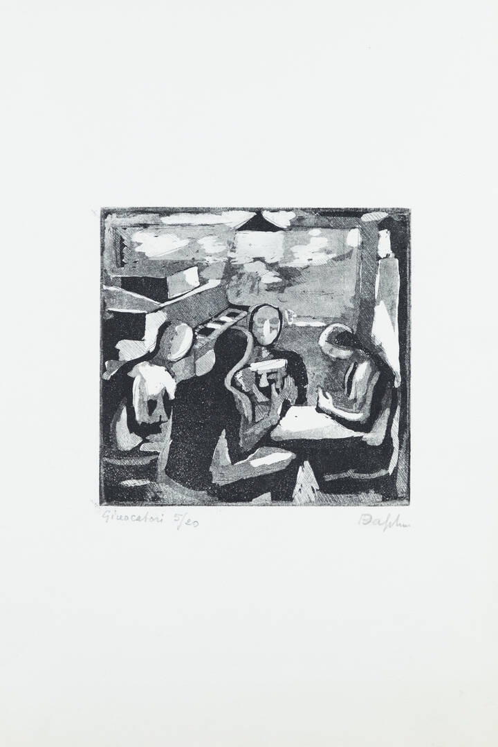 DAPHNE MAUGHAM CASORATI - 'Giocatori'