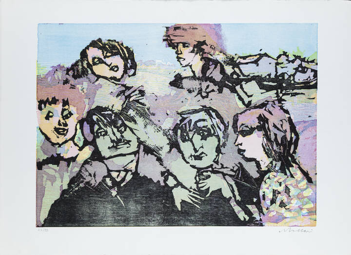 MINO MACCARI - 'Al cinquale' 1986