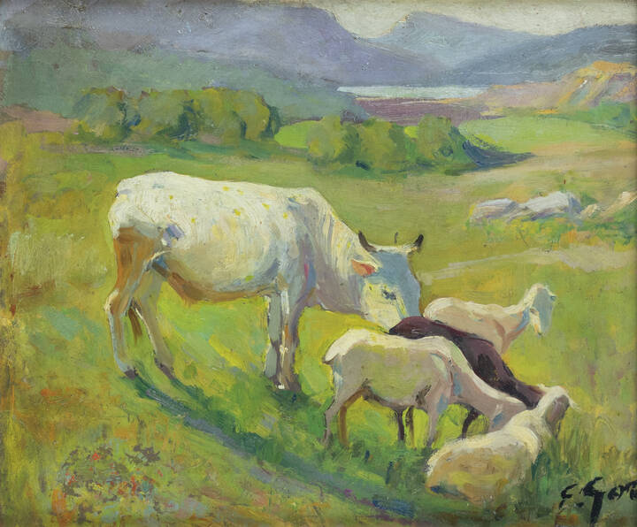 GINO PAOLO GORI - 'Pascolo sull'Appennino emiliano'