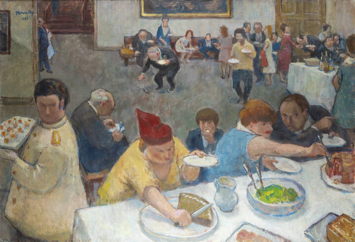 GIUSEPPE NOVELLO - 'Pranzo in piedi' 1982