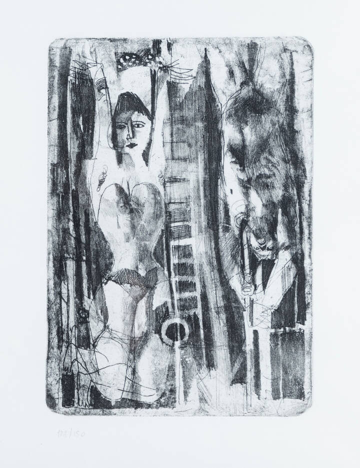 MARIO CALANDRI - 'Acrobati' 1955