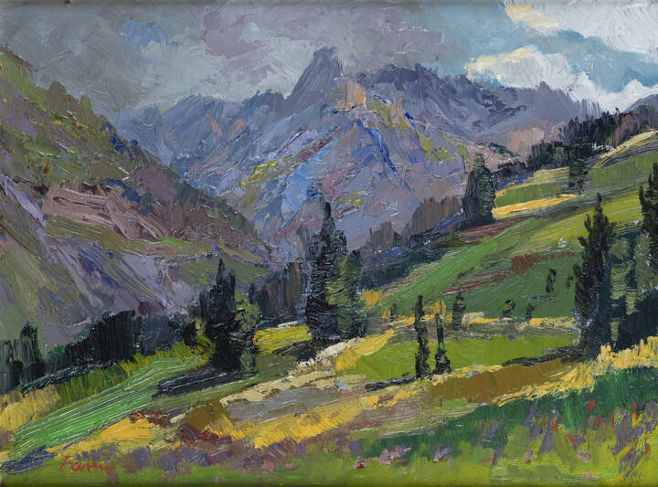 CLAUDIO FASSIO - 'La guglia di mezzo dì dal Melezet' 2010