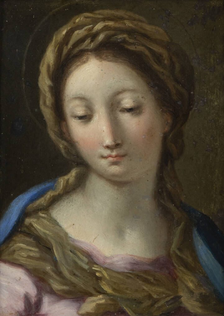 PITTORE ANONIMO - 'Madonna' inizi XIX secolo