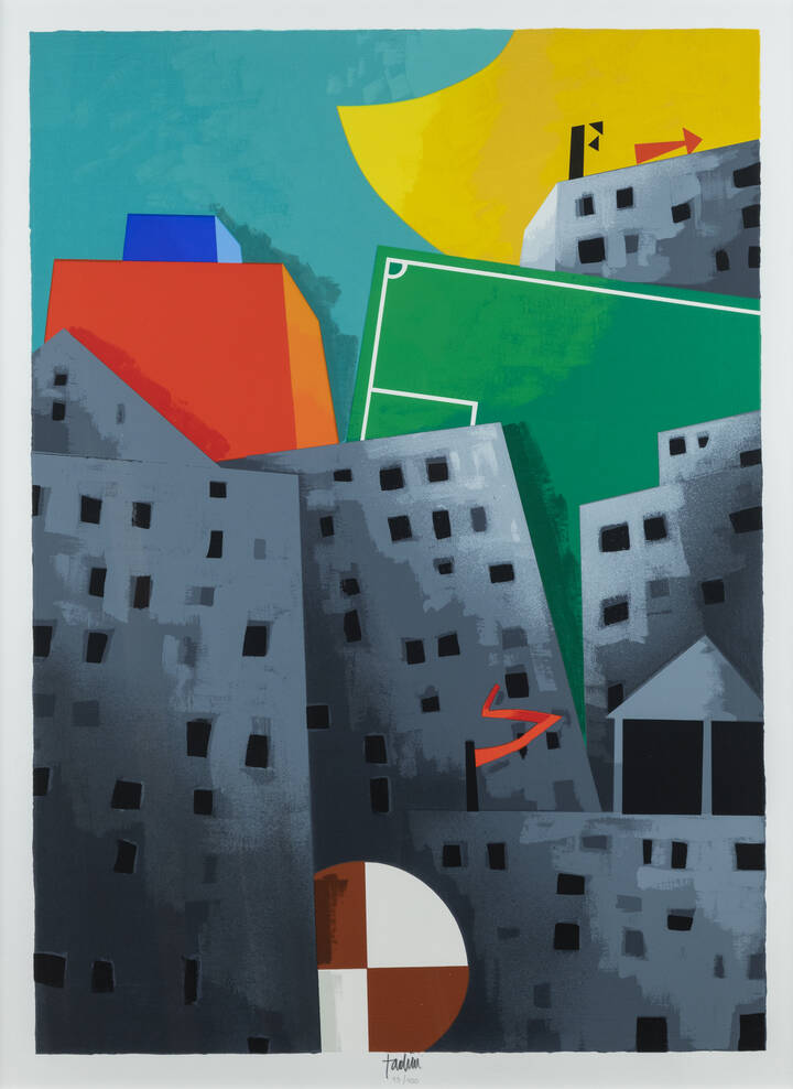 EMILIO TADINI - 'Città' 1990
