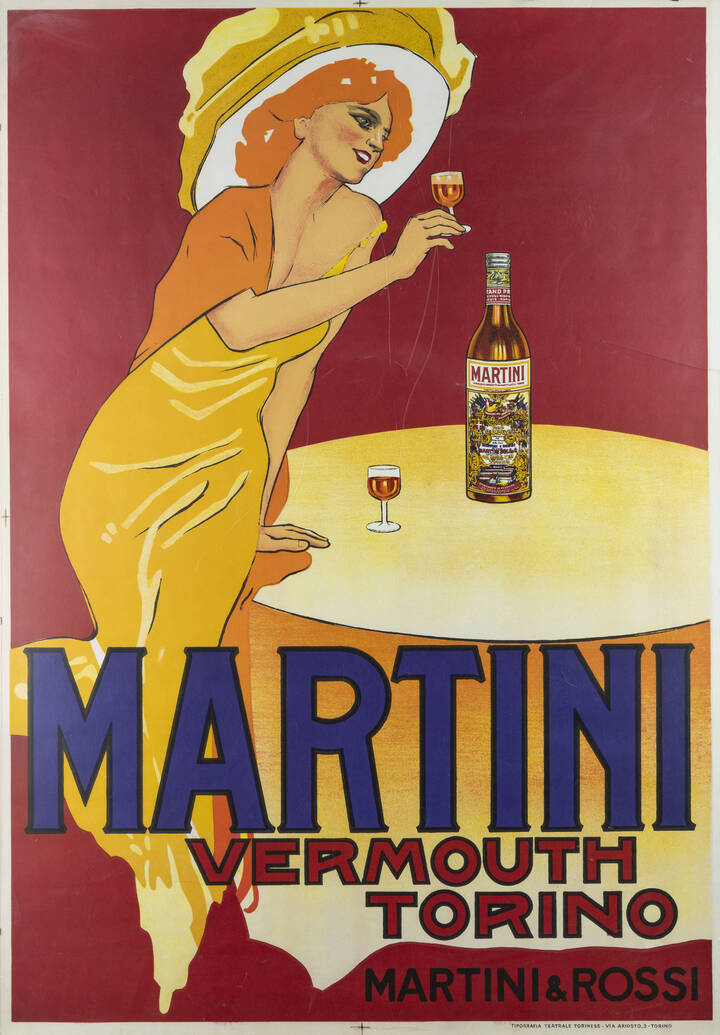 MANIFESTO - 'Martini Vermouth Torino - Martini & Rossi'