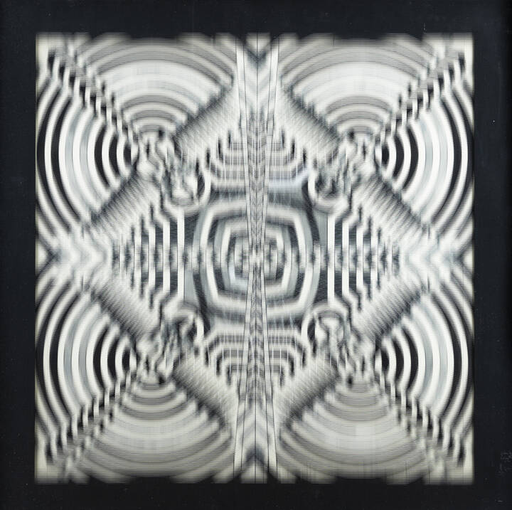 GUIDO BALDESSARI - 'Composizione vibrante' Venezia 1974