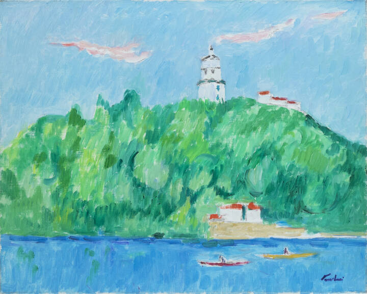 ENRICO PAULUCCI - 'Il Po a Torino' 1984