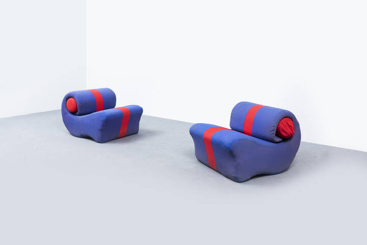 STUDIO 65 - Coppia di poltrone mod. Chiocciola