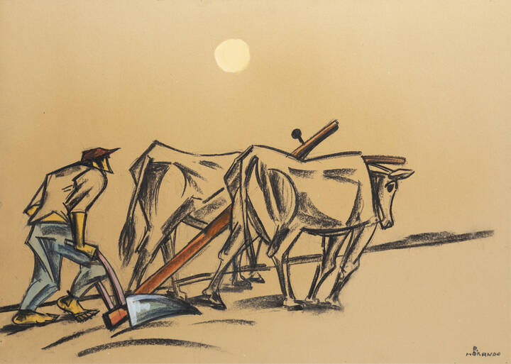 PIETRO MORANDO - 'L'aratore' 