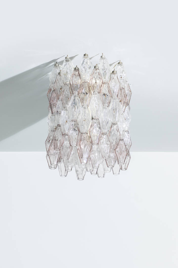 PAOLO VENINI - Lampadario mod. Poliedri