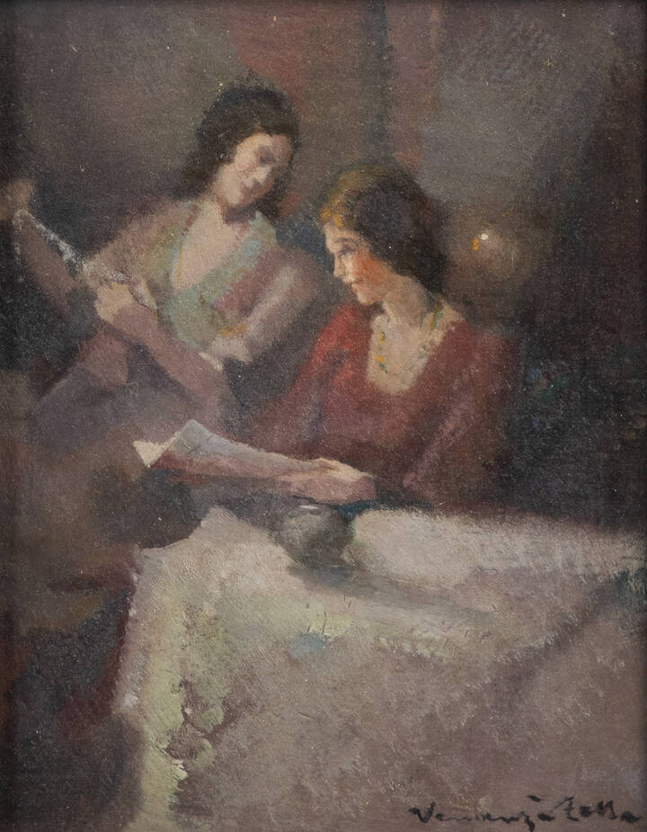 VENANZIO ZOLLA - 'Le amiche' anni '20/'30