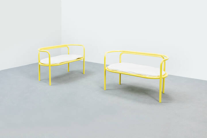 GAE AULENTI - Due divani mod. Locus Solus