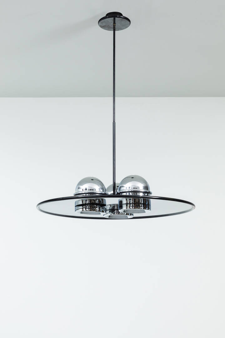 ETTORE SOTTSASS - Lampadario a sospensione mod. 19022 Lampros