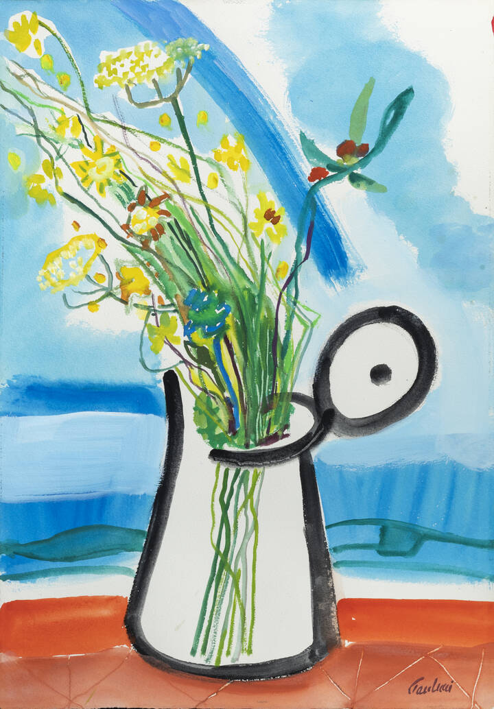 ENRICO PAULUCCI - 'Vaso di fiori' anni '70