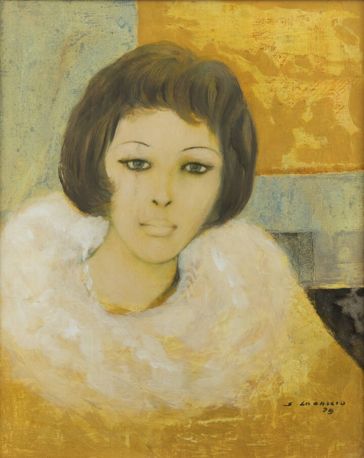 SANDRO LO CASCIO - 'Ritratto femminile' 1979