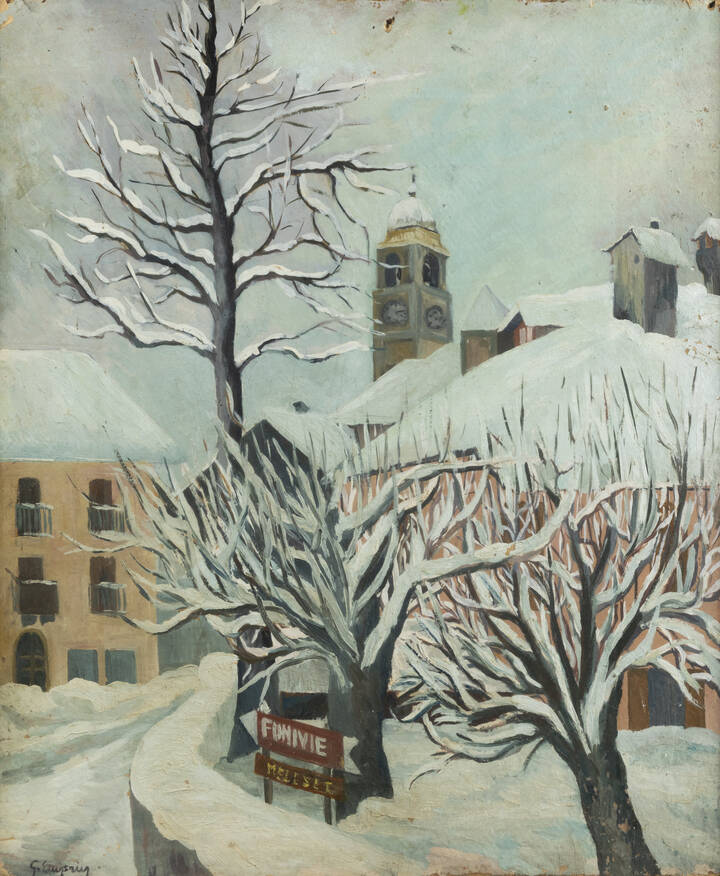 GIULIANO EMPRIN - 'Bardonecchia sotto la neve'