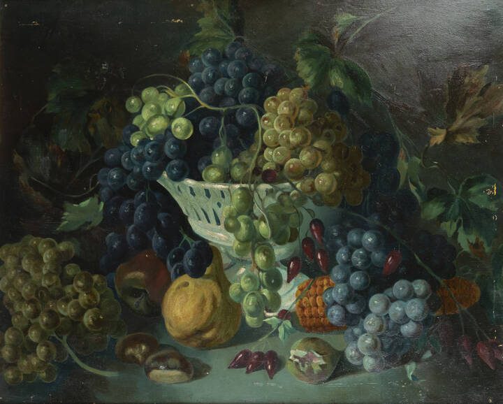 PITTORE ANONIMO DEL XIX SECOLO - 'Frutta'