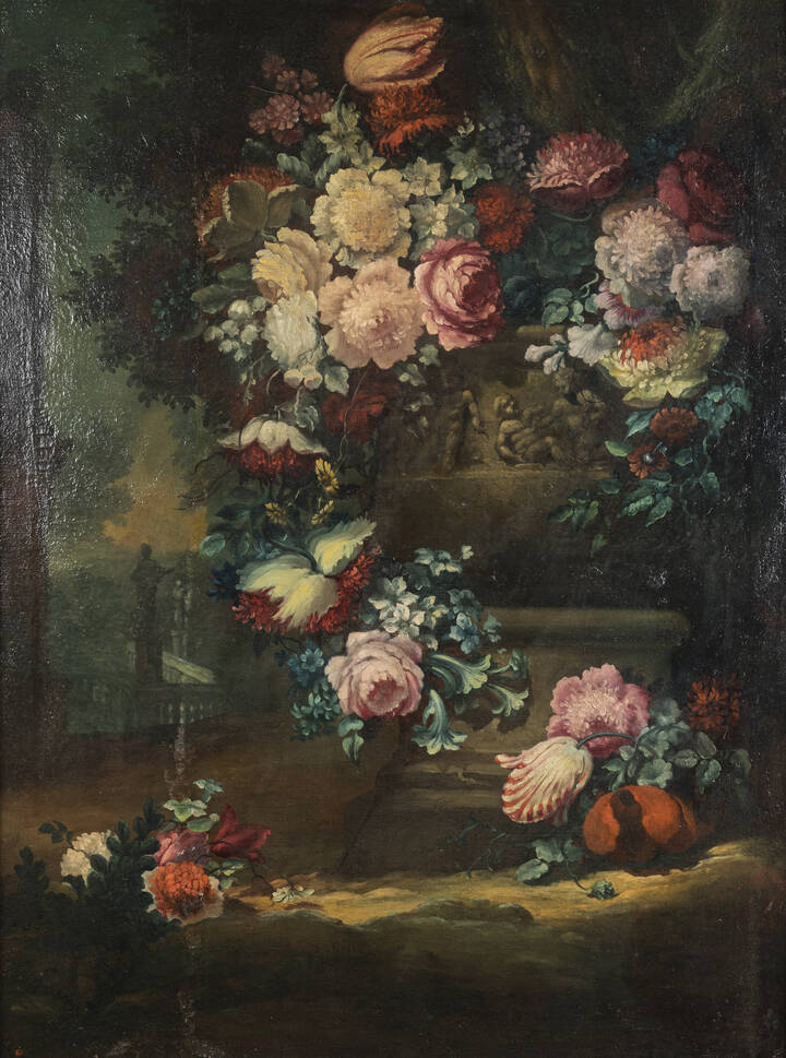 PITTORE ANONIMO DEL XX SECOLO - 'Composizione di fiori'
