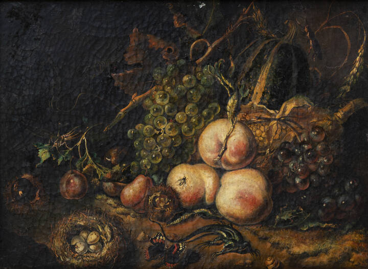 PITTORE ANONIMO DEL XIX SECOLO - 'Natura morta' 