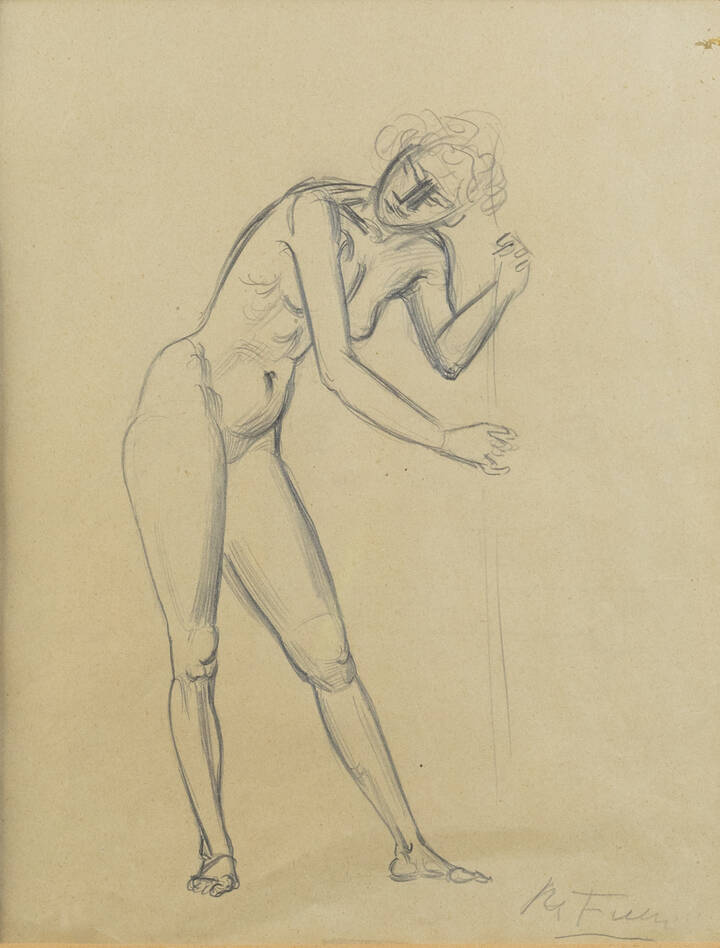 ACHILLE FUNI - 'Nuda in piedi' 