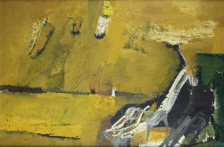 PIERO RUGGERI - 'Paesaggio giallo' 1966