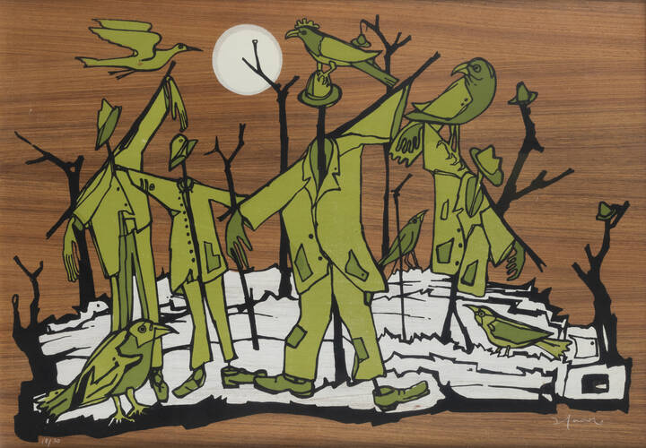 FRANCESCO CASORATI - 'Spaventapasseri'