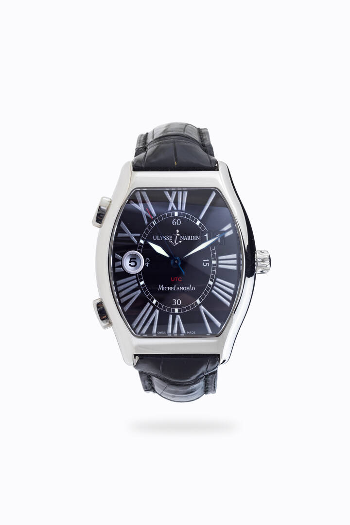 ULYSSE NARDIN - Mod. 'Michelangelo UTC Dual Time', ref. 223, serie recente