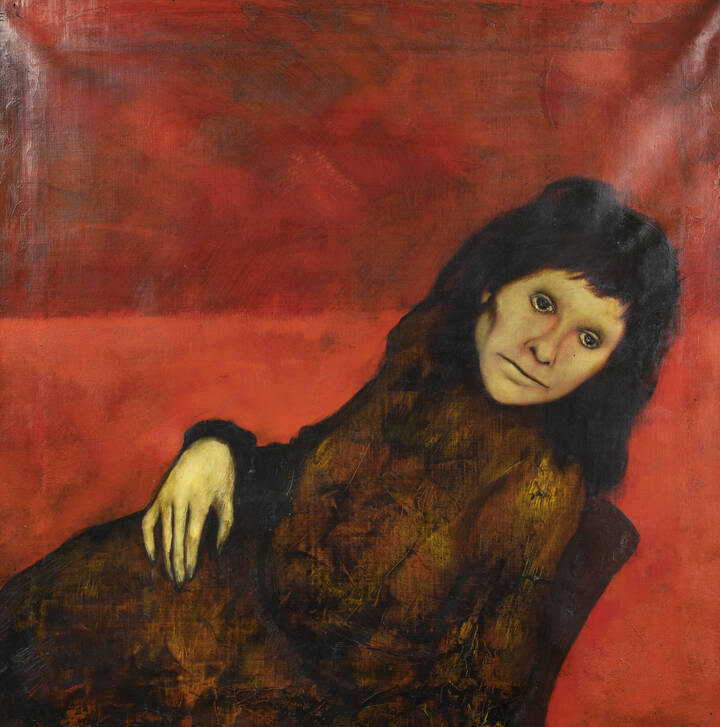 ENRICO COLOMBOTTO ROSSO - 'Figura femminile'