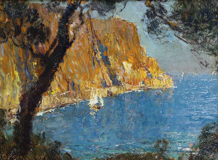 LIDIO AJMONE - 'Portofino' 1930 ca