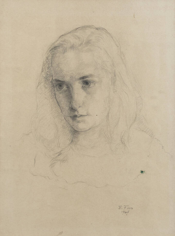ETTORE FICO - 'Figura' 1947