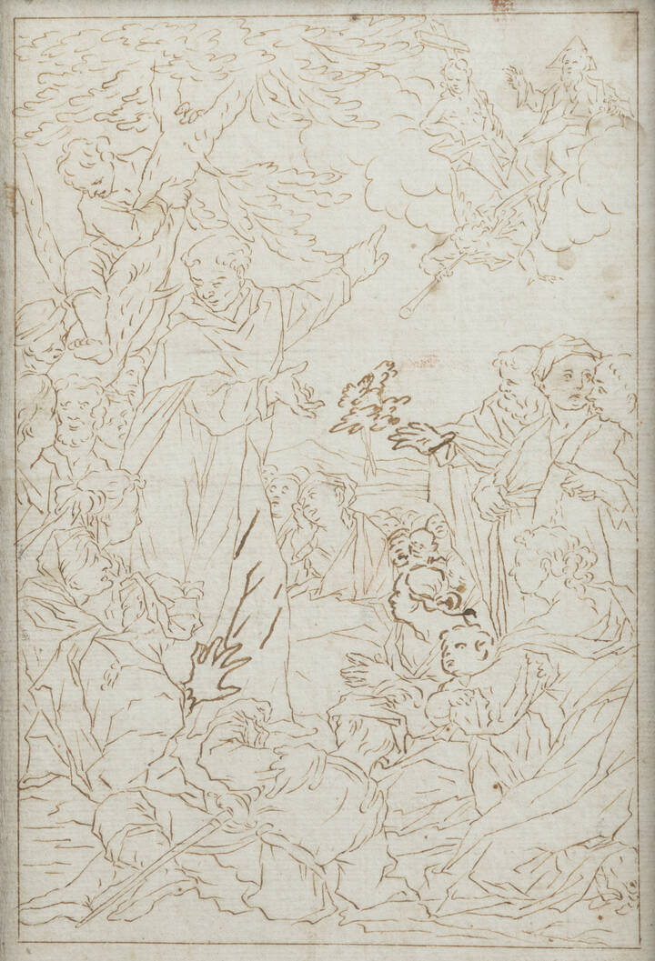 ROSS JOHAN (Attribuito) - 'Soggetto religioso'