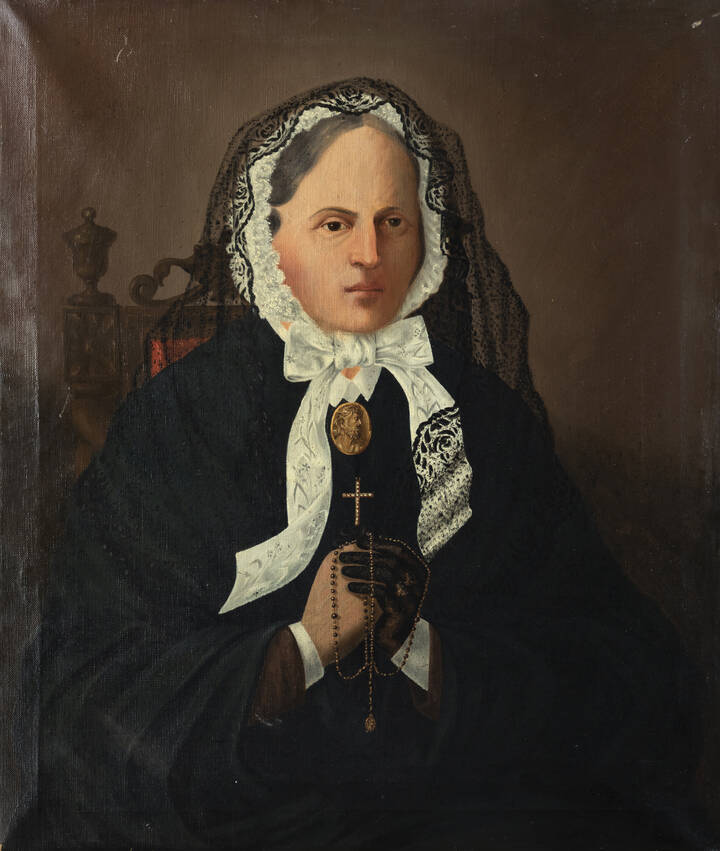 PITTORE ANONIMO - 'Il rosario'