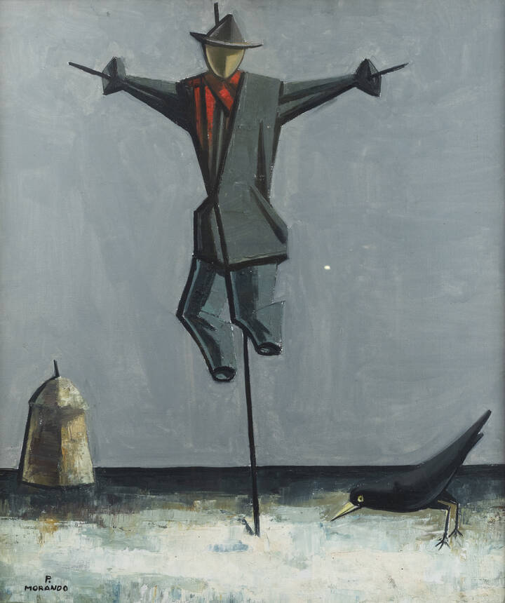 PIETRO MORANDO - 'Spaventapasseri' 1969