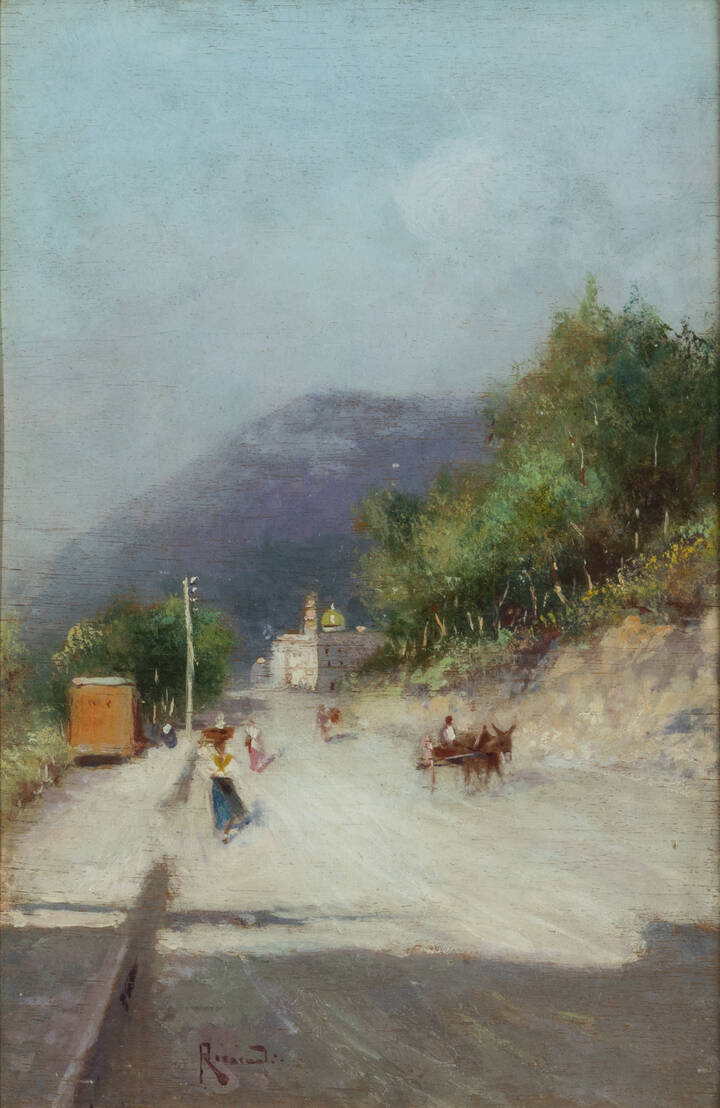 OSCAR RICCIARDI - 'Ritorno dal mercato'