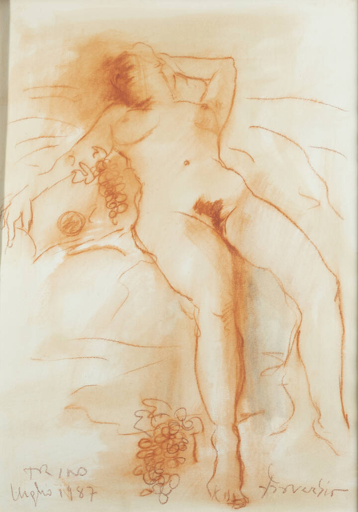 LUCIANO PROVERBIO - 'Nudo disteso' Torino, luglio 1987