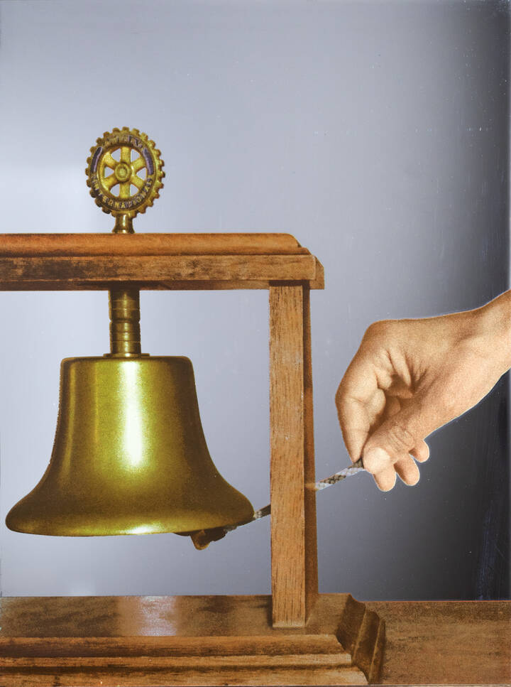 MICHELANGELO PISTOLETTO - 'La campana della solidarietà' 2014