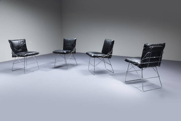 ENZO MARI - Quattro sedie mod. Sof Sof
