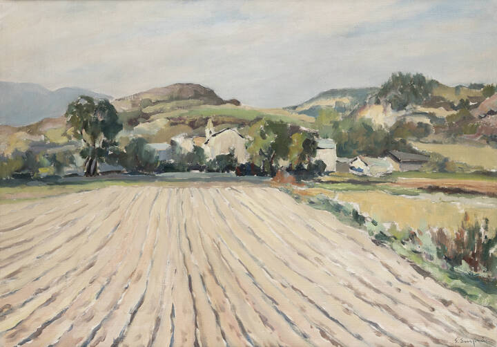 GIULIANO EMPRIN - 'Campo arato - Savoulx' 26/9/1966