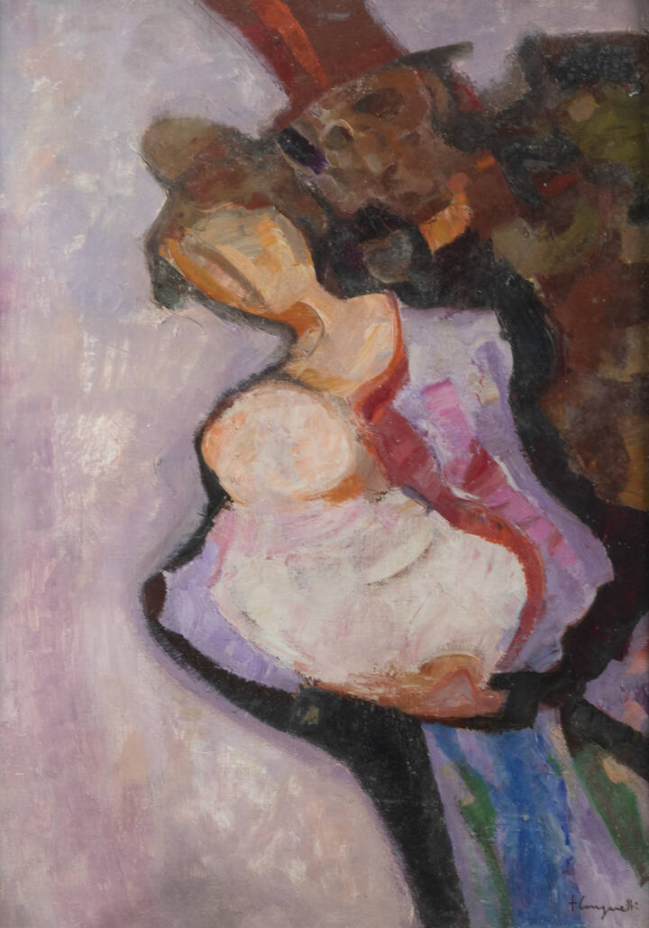 TRENTO LONGARETTI - 'Famiglia a Corniglia' 1978