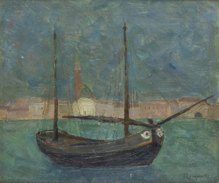 TRENTO LONGARETTI - 'Canale della Giudecca (Venezia)' 1938
