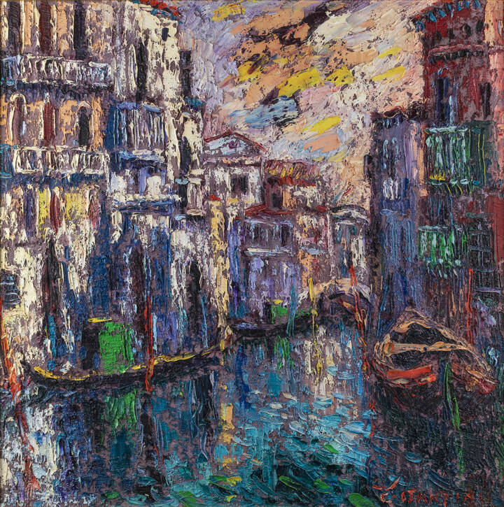 DINO COSTANTINI - 'Paesaggio veneziano - Canal Grande'