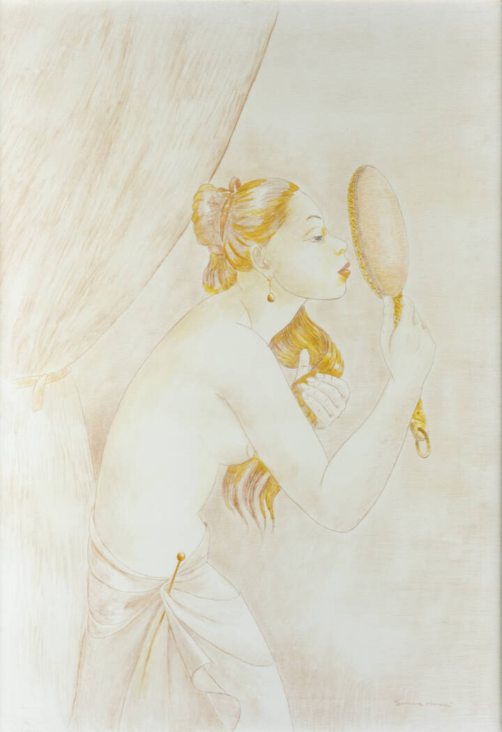 GEMMA VERCELLI - 'Fanciulla che si specchia' 