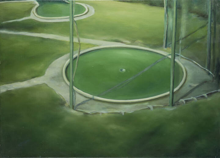 PITTORE NON IDENTIFICATO - 'Green' aprile 2002