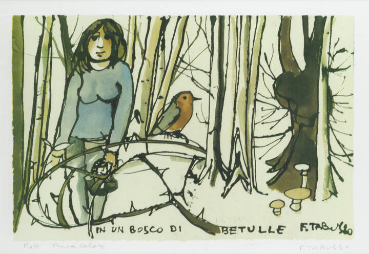 FRANCESCO TABUSSO - 'In un bosco di betulle' ante 2003